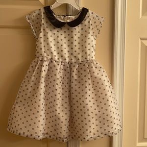 Black and white toddler girls dress.